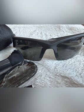 Canon Black Shield Sunglasses with Dark Smoke Lenses